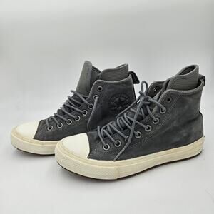 Converse Chuck Taylor All Star Waterproof Nubuck Boot Shoes Hi Grey Gum 157459C